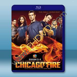  芝加哥烈焰 第3-4季 Chicago Fire S3-S4 藍光25G 4碟