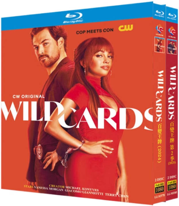 百變王牌 第1-2季 Wild Cards S1-S2 藍光25G 4碟L		 
