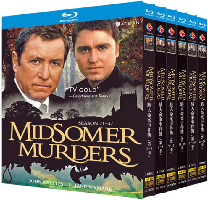 駭人命案事件簿 第1-24季 Midsomer Murders S1-S24(1997-2024)藍光25G 24碟L		 
