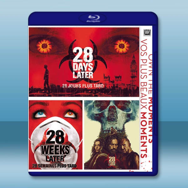28天毀滅倒數+28週毀滅倒數+28年毀滅倒數（合集） 藍光25G 3碟		 