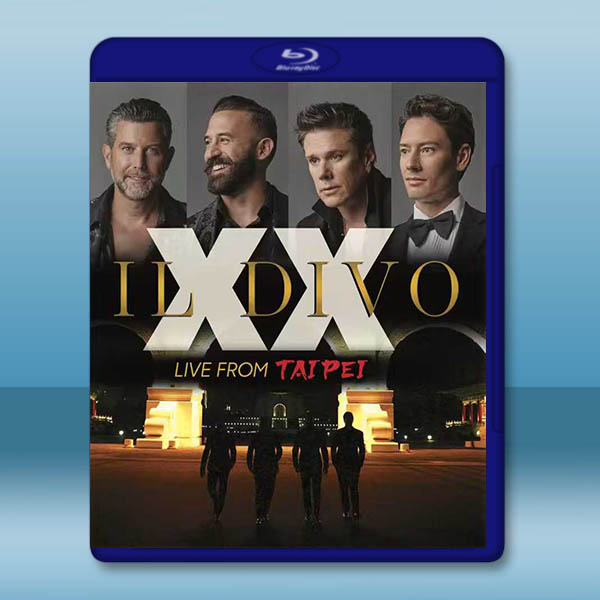 美聲男伶2024台北演唱會 Il Divo XX Live from Taipei 藍光25G		 