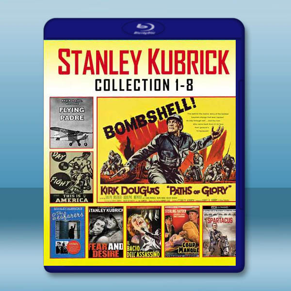 斯坦利·庫布里克 合集 第1-8部（1951-1960）藍光25G 4碟L		 