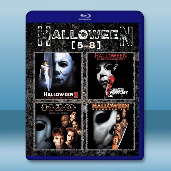 月光光心慌慌 Halloween 第5-8部(1989-2002)藍光25G 4碟L:圖片 2
