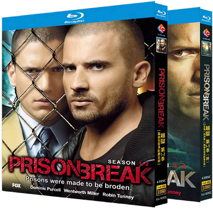 越獄 Prison Break 第1-5季【TV全集+特別篇】藍光25G 8碟L:圖片 2