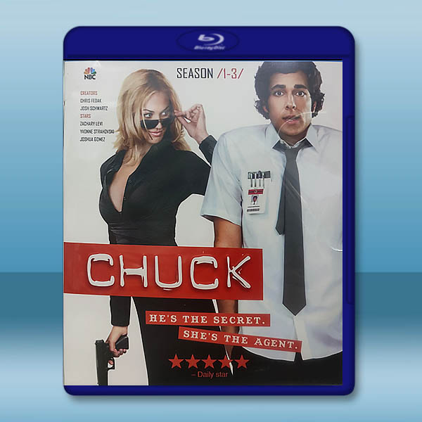 超市特工 第1-3季 Chuck S1-3藍光25G 4碟L:圖片 2