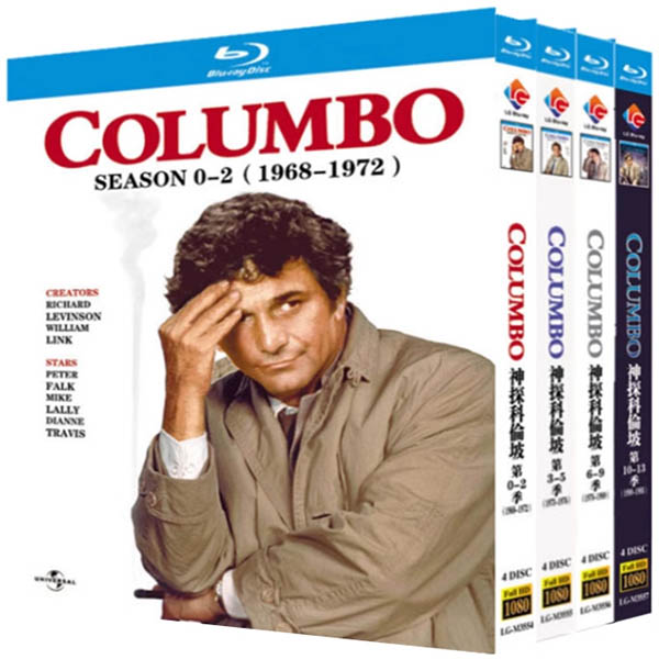 神探科倫坡/可倫坡/哥倫布 Columbo 第0-13季(1968-1995)藍光25G 16碟L:圖片 2