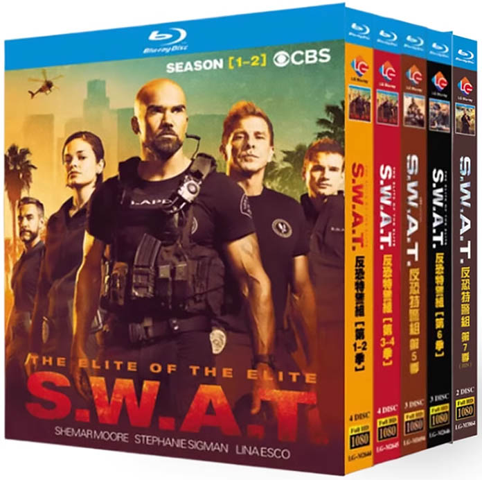 反恐特警組 第1-7季 S.W.A.T S1-S7 藍光25G 16碟L:圖片 2