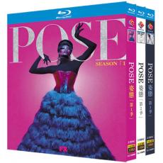 豔放80/姿態 第1-3季 Pose S1-S3 (2018)藍光25G 6碟L