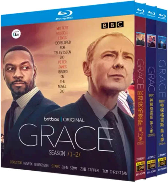 BBC 神探格雷斯 第1-4季 Grace S1-S4 藍光25G 6碟L:圖片 2